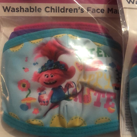 Trolls Easter theme washable children face mask - Picture 4 of 5